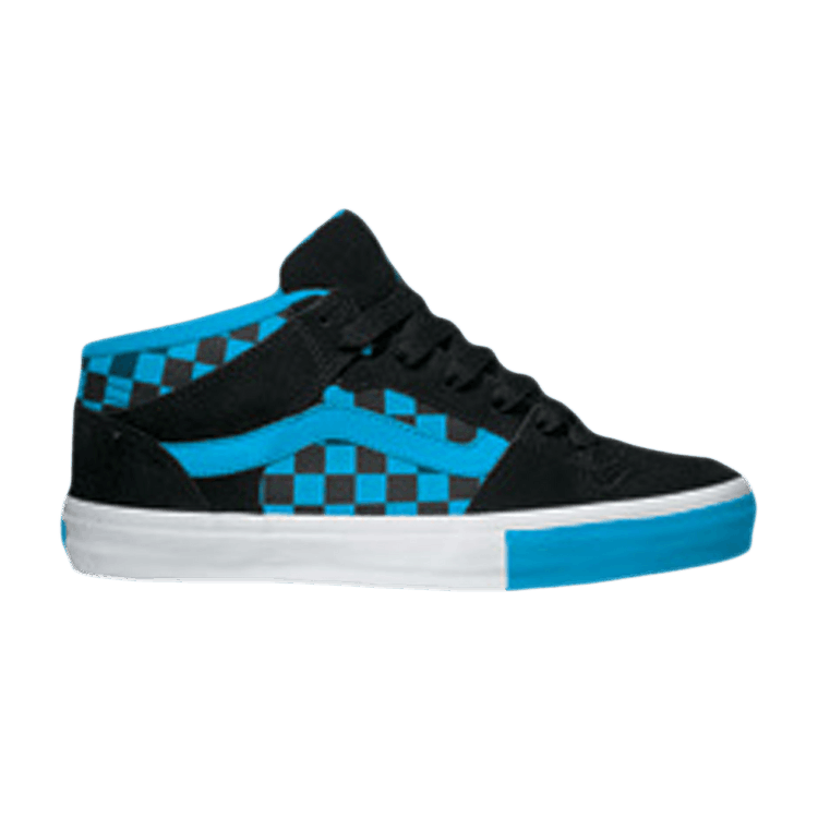 Vans TNT 2 Mid 'Checkered Past' — Black/Blue