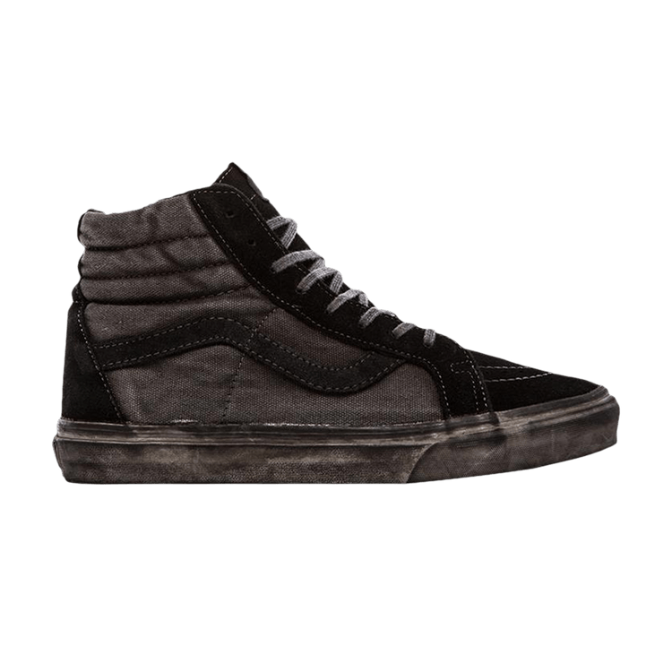 Vans Sk8-Hi Reissue CA 'Over Washed Black' — Black