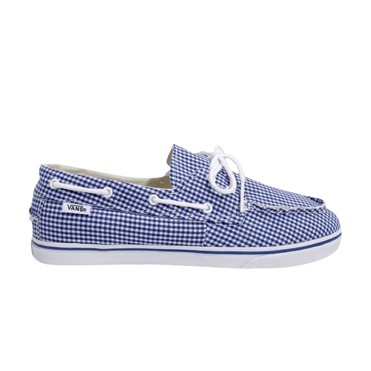 Vans Zapato Low Pro 'Micro Gingham' — Blue/True White
