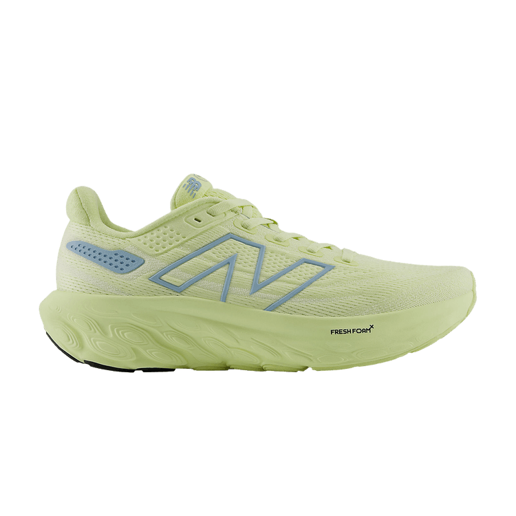 New Balance Wmns Fresh Foam X 1080v13 2A Narrow 'Limelight Chrome Blue' — Limelight/Chrome Blue/Silver Metallic