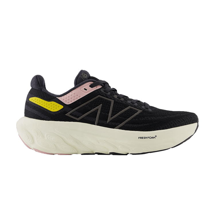 New Balance Wmns Fresh Foam X 1080v13 Wide 'Black Orb Pink' — Black/Orb Pink/Ginger Lemon