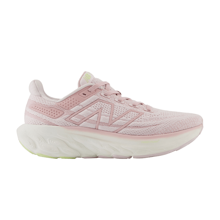 New Balance Wmns Fresh Foam X 1080v13 2E Wide 'Pink Granite Limelight' — Pink Granite/Orb Pink/Limelight