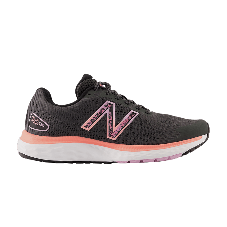 New Balance Wmns Fresh Foam 680v7 Wide 'Black Pink' — Black/Pink
