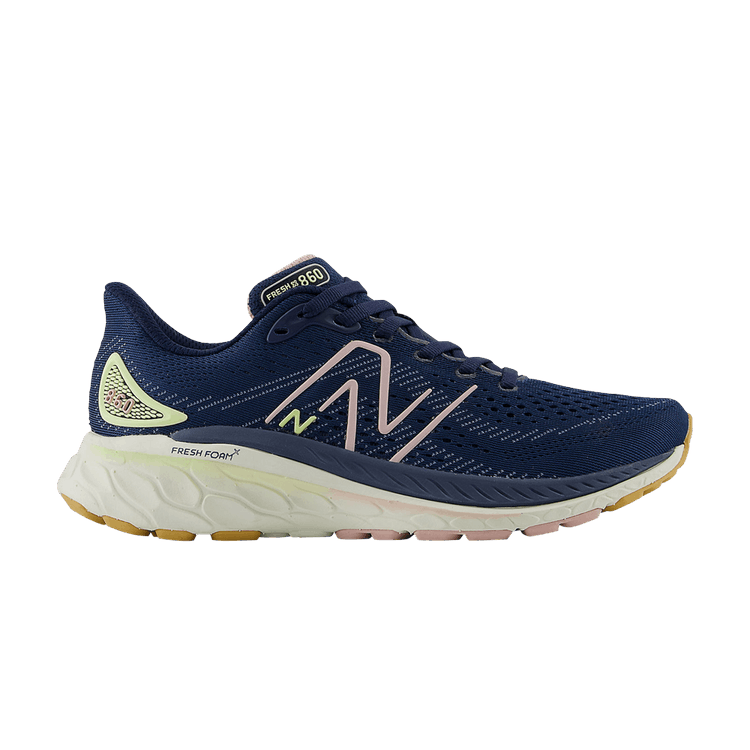 New Balance Wmns Fresh Foam X 860v13 Wide 'Navy Orb Pink' — Navy/Orb Pink/Vintage Indigo
