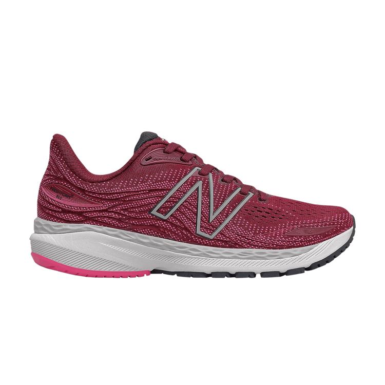 New Balance Wmns Fresh Foam X 860v12 2E Wide 'Garnet' — Garnet/Pink Glow