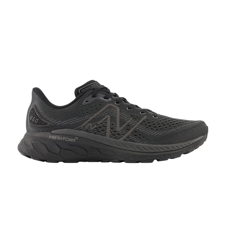 New Balance Wmns Fresh Foam X 860v13 2E Wide 'Black Lead' — Black/Lead/Black Metallic