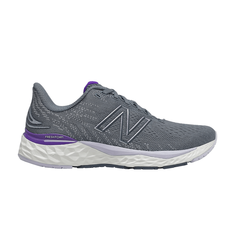 New Balance Wmns Fresh Foam 880v11 2A Wide 'Ocean Grey Deep Violet' — Ocean Grey/Deep Violet