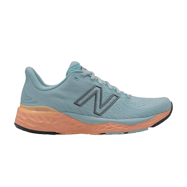 New Balance Wmns Fresh Foam 880v11 2A Wide 'Pale Blue Light Mango' — Pale Blue/Light Mango