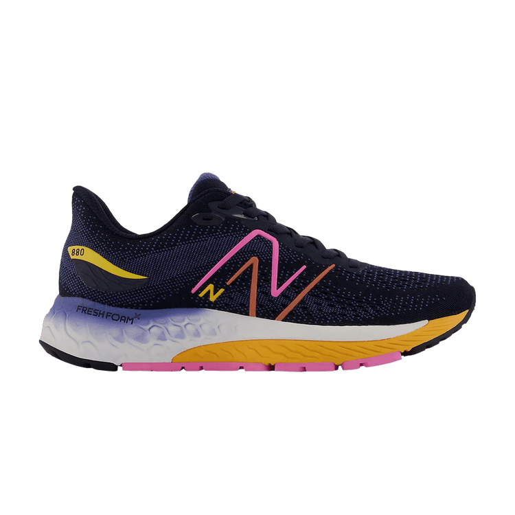 New Balance Wmns Fresh Foam X 880v12 Wide 'Eclipse Vibrant Apricot' — Eclipse/Vibrant Apricot/Vibrant Pink
