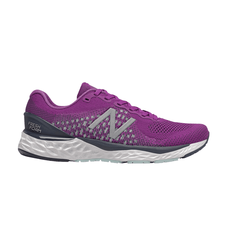 New Balance Wmns Fresh Foam 880v10 Wide 'Plum' — Grey/Black