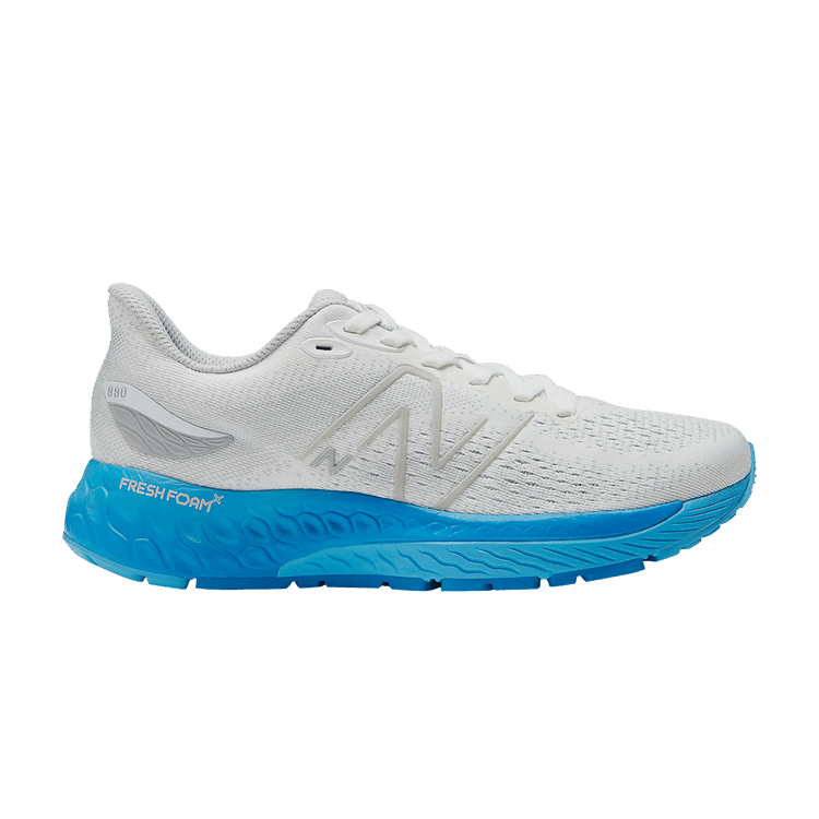 New Balance Wmns Fresh Foam X 880v12 Wide 'White Vibrant Sky' — White/Vibrant Sky/Serene Blue