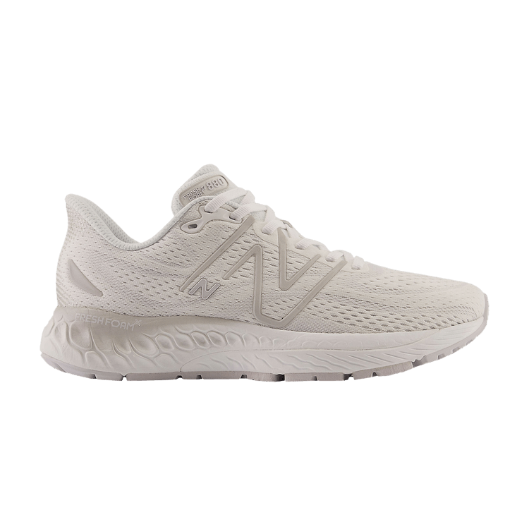 New Balance Wmns Fresh Foam X 880v13 2A Wide 'White Silver Metallic' — White/Light Silver Metallic/Quartz Grey