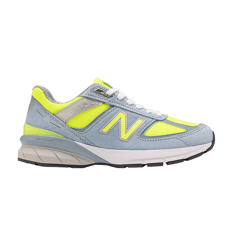 New Balance Wmns 990v5 Made in USA 'Grey Hi Lite' — Grey/Hi Lite