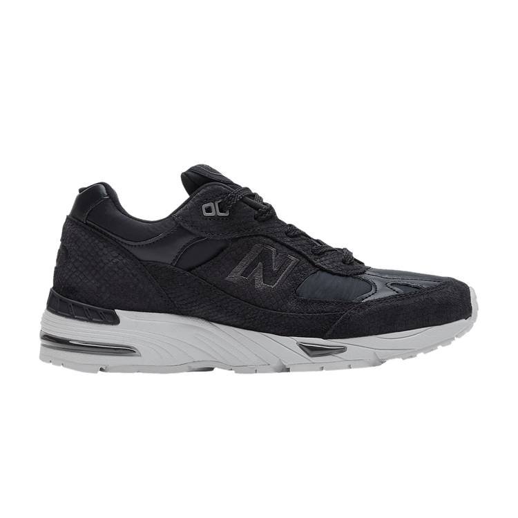 New Balance Wmns 991 Made in England 'Black Reptile' — Black