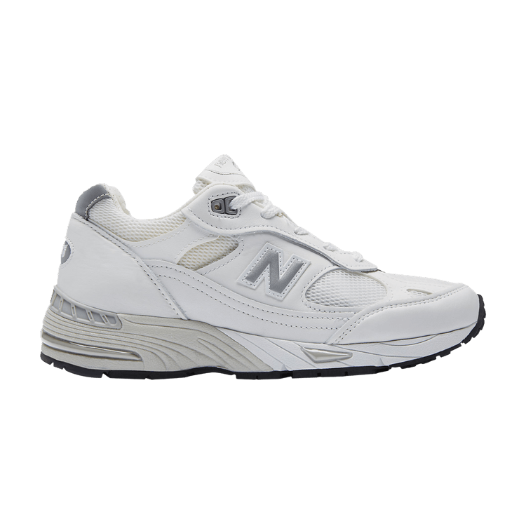 New Balance Wmns 991 Made in England 'White Silver' — White/Silver