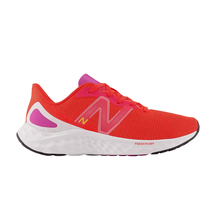 New Balance Wmns Fresh Foam Arishi v4 Wide 'Electric Red' — Electric Red/White/Magenta Pop
