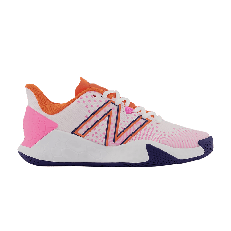 New Balance Wmns Fresh Foam X LAV v2 Wide 'White Vibrant Pink' — White/Vibrant Pink