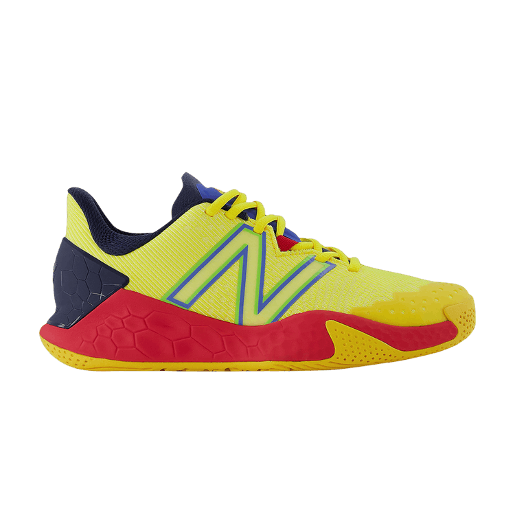 New Balance Wmns Fresh Foam X LAV V2 Wide 'Egg Yolk True Red' — Egg Yolk/True Red/Pigment