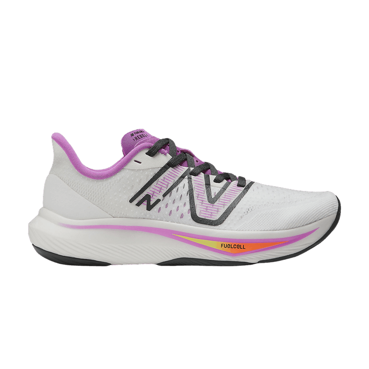 New Balance Wmns FuelCell Rebel v3 'White Cosmic Rose' — White/Cosmic Rose/Blacktop