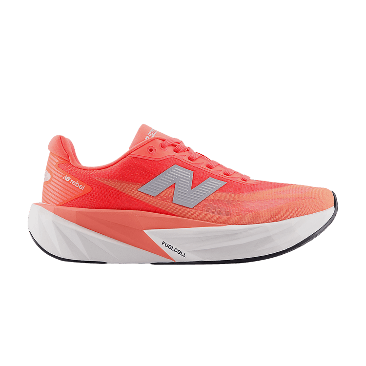 New Balance Wmns FuelCell Rebel v5 'Urgent Red' — Urgent Red/White/Silver Metallic