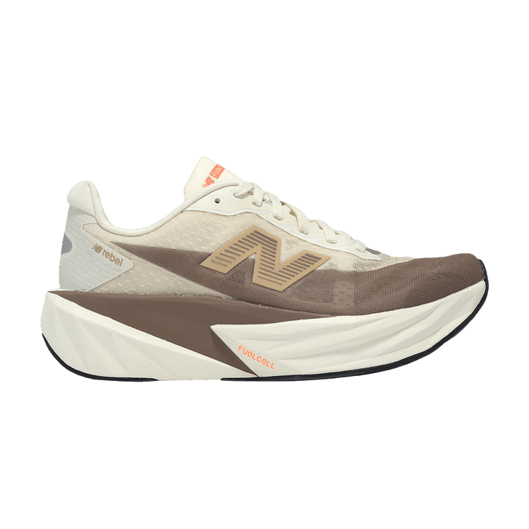 New Balance Wmns Fuelcell Rebel v5 Wide 'Beige Brown' — Beige/Brown