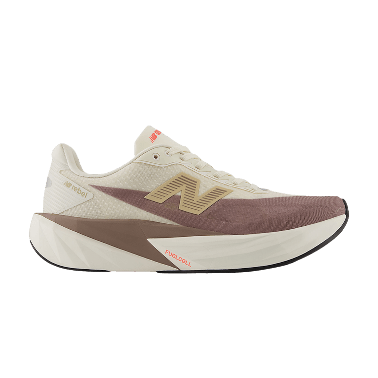 New Balance Wmns FuelCell Rebel v5 'Angora Earth Shadow' — Angora/Earth Shadow/Sea Salt