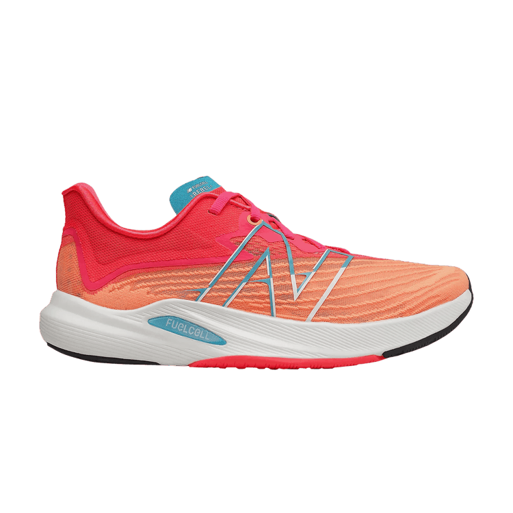 New Balance Wmns FuelCell Rebel v2 Wide 'Citrus Punch Vivid Coral' — Citrus Punch/Vivid Coral