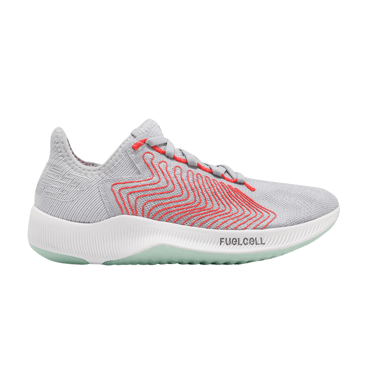 New Balance Wmns FuelCell Rebel Wide 'Light Aluminum Neo Flame' — Light Aluminum/Neo Flame