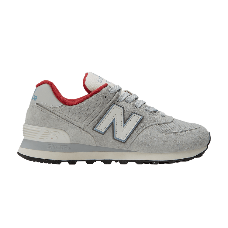 New Balance Wmns 574 'Grey Blue Varsity Red' — Blue/Varsity Red