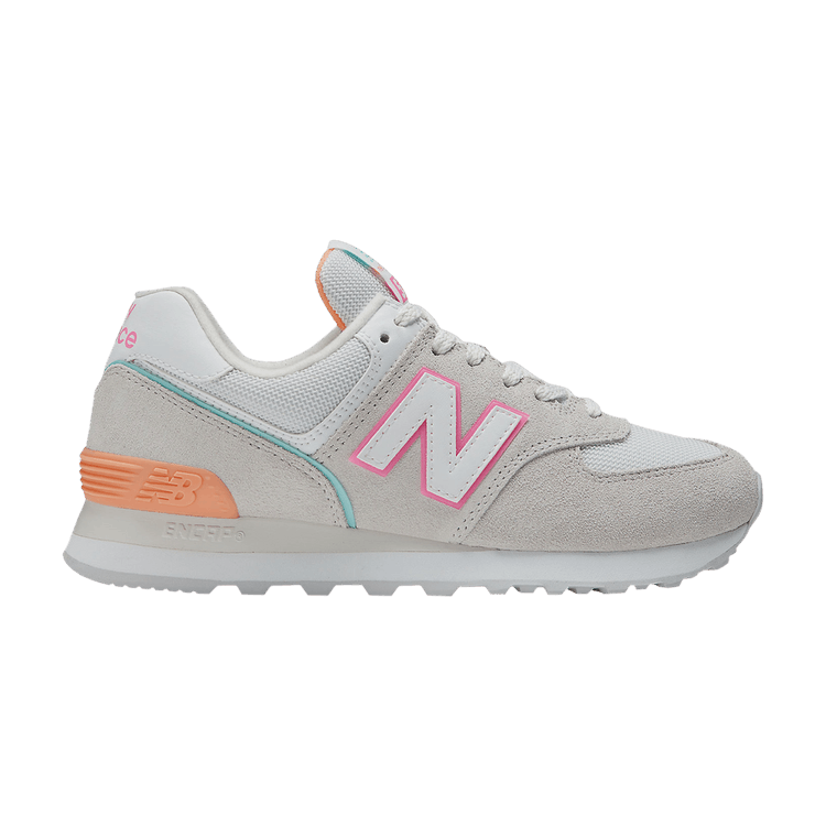 New Balance Wmns 574 'Nimbus Cloud Peach Glaze' — Nimbus Cloud/Peach Glaze
