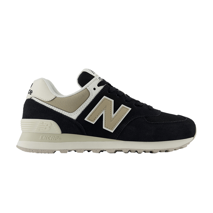 New Balance Wmns 574 'Black Elephant Bone' — Black/Elephant/Bone