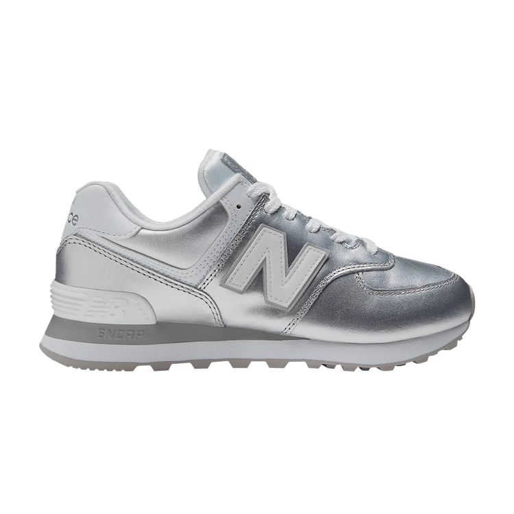 New Balance Wmns 574v2 'Silver' — Silver/White