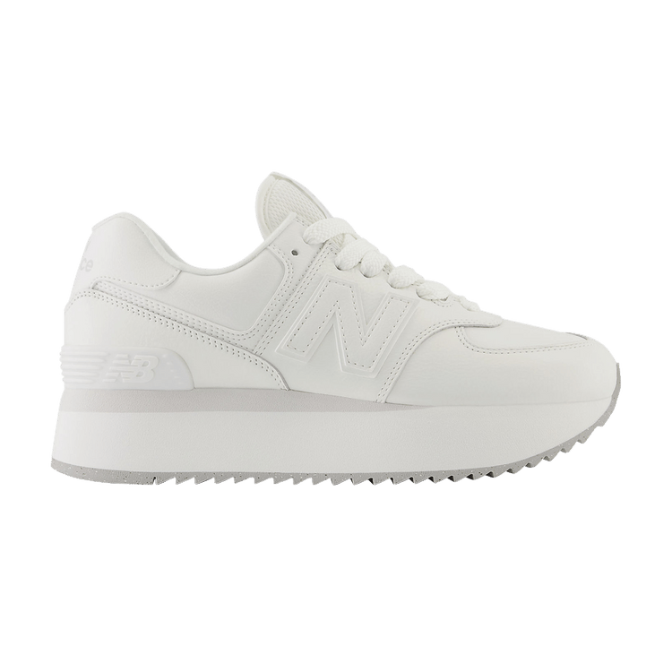 New Balance Wmns 574+ 'White Grey Matter' — White/Grey Matter