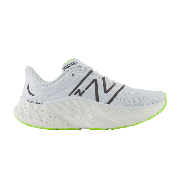 New Balance Wmns Fresh Foam X More v4 Wide 'Ice Blue Thirty Watt' — Ice Blue/Black Metallic