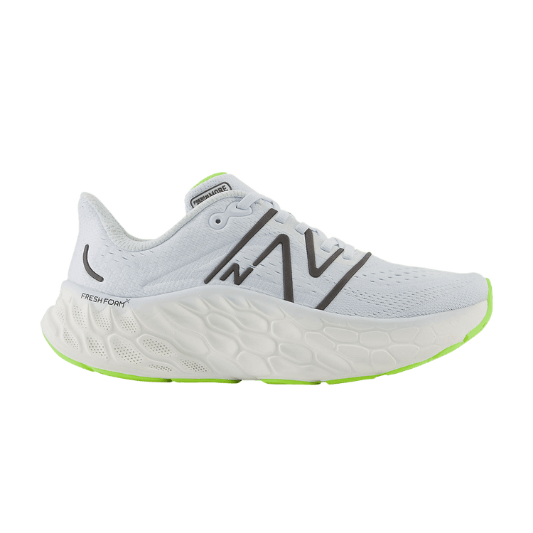 New Balance Wmns Fresh Foam X More v4 'Ice Blue Thirty Watt' — Ice Blue/Black Metallic