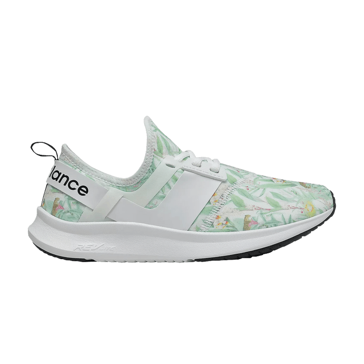New Balance Wmns Nergize Sport Wide 'Floral' — Munsell White/Black