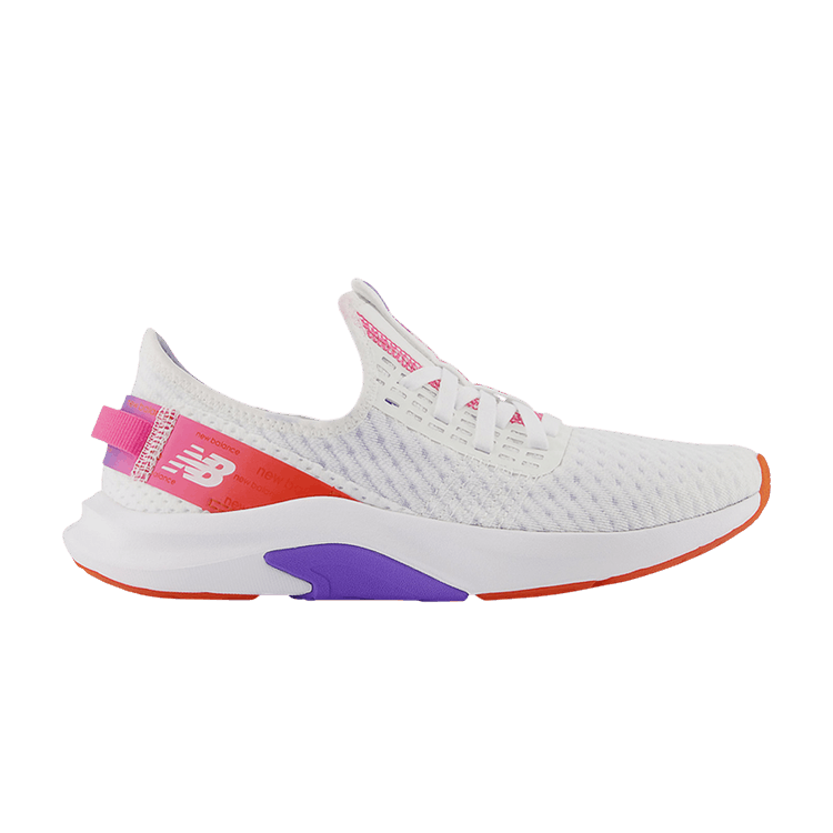 New Balance Wmns DynaSoft Nergize Sport v2 Wide 'White Hi-Pink' — White/Hi-Pink/Poppy