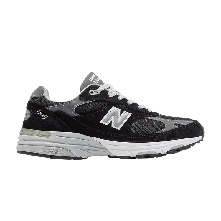 New Balance Wmns 993 Made In USA 2A Wide 'Black Grey' — Black/Grey