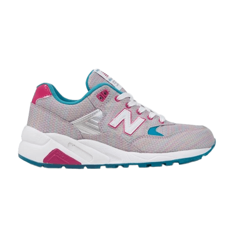New Balance Wmns 580 'Grey Magenta' — Grey/White/Magenta
