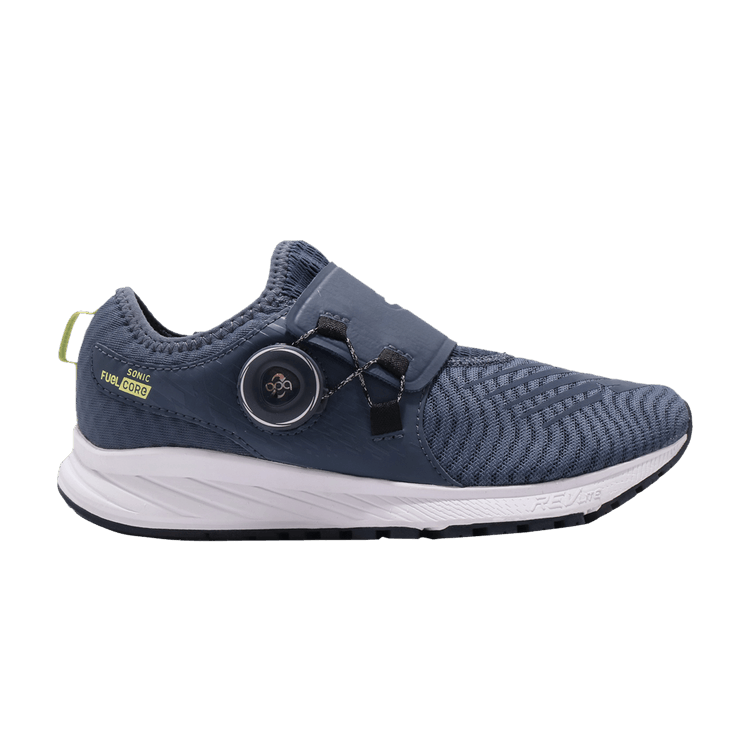 New Balance Wmns FuelCore Sonic Wide 'Navy White Volt' — Navy/White/Volt