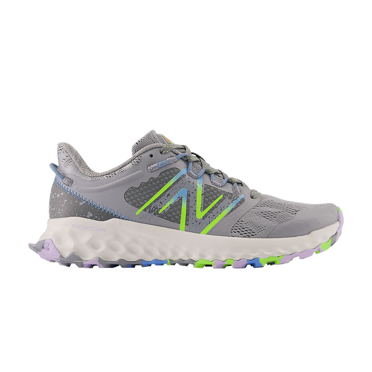 New Balance Wmns Fresh Foam Garoé 'Silver Mink Pixel Green' — Silver Mink/Sky Blue/Pixel Green