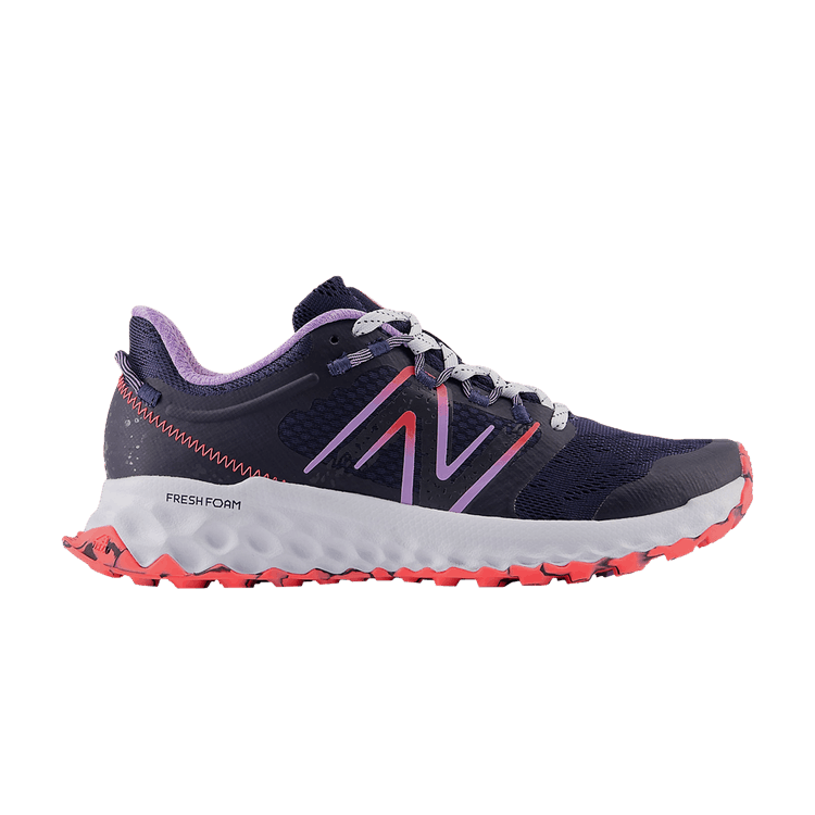New Balance Wmns Fresh Foam Garoé Wide 'Natural Indigo Electric Red' — Natural Indigo/Electric Purple/Electric Red