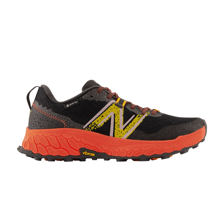 New Balance Wmns Fresh Foam X Hierro v7 GORE-TEX 'Blacktop Neon Dragonfly' — Blacktop/Neon Dragonfly/Hot Marigold