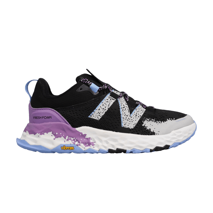 New Balance Wmns Fresh Foam Hierro Wide 'Black Grey Purple' — Black/Grey/Purple