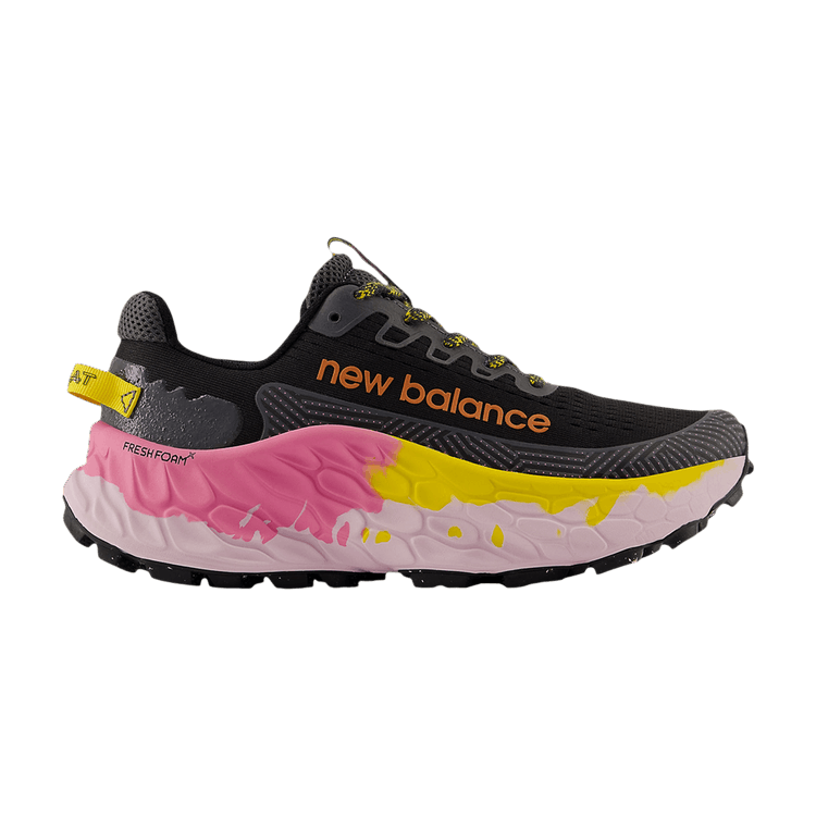 New Balance Wmns Fresh Foam X More Trail v3 'Black Ginger Lemon Real Pink' — Black/Ginger Lemon/Real Pink