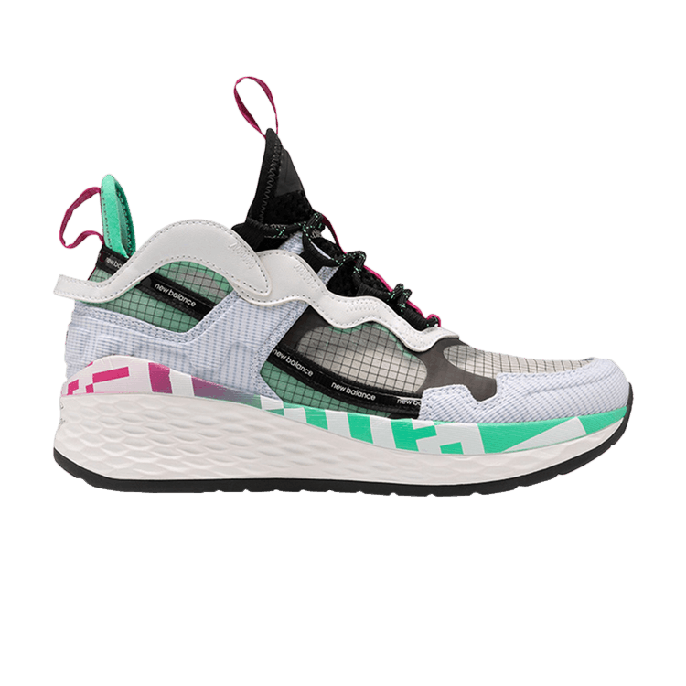 New Balance Wmns Test Run Project 2 LE 'White Emerald' — White/Black/Neon Emerald