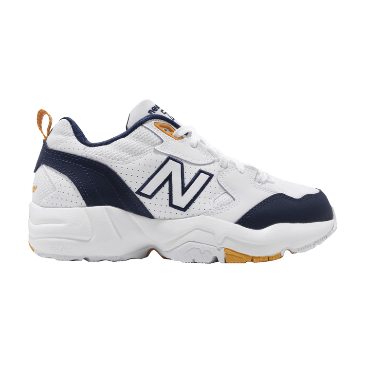 New Balance Wmns 708 Wide 'White Navy Yellow' — White/Navy/Yellow