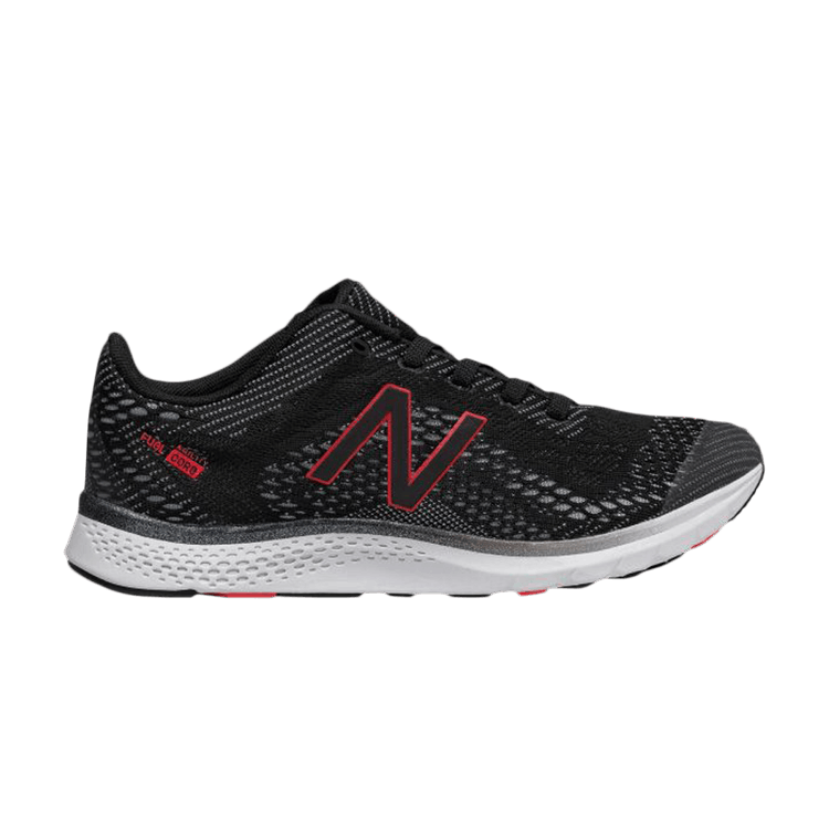 New Balance Wmns FuelCore Agility v2 'Black' — Black/Red/White