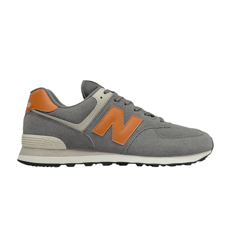New Balance 574v2 'Grey Orange' Factory Second — Grey/Orange