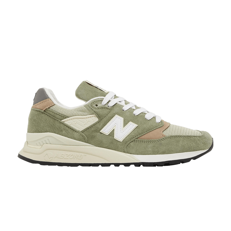 Teddy Santis x New Balance 998 Made in USA 'Olive Incense' Factory Second — Olive/Incense